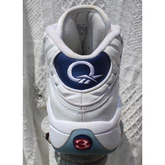 Size 11.5 - Reebok Question Mid 2016 White - Picture 8 of 11
